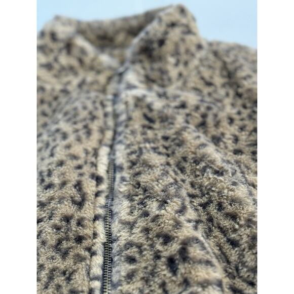 Timing Animal Print Dress Jacket Leopard Print Cropped Women's Size L Large - Picture 2 of 4